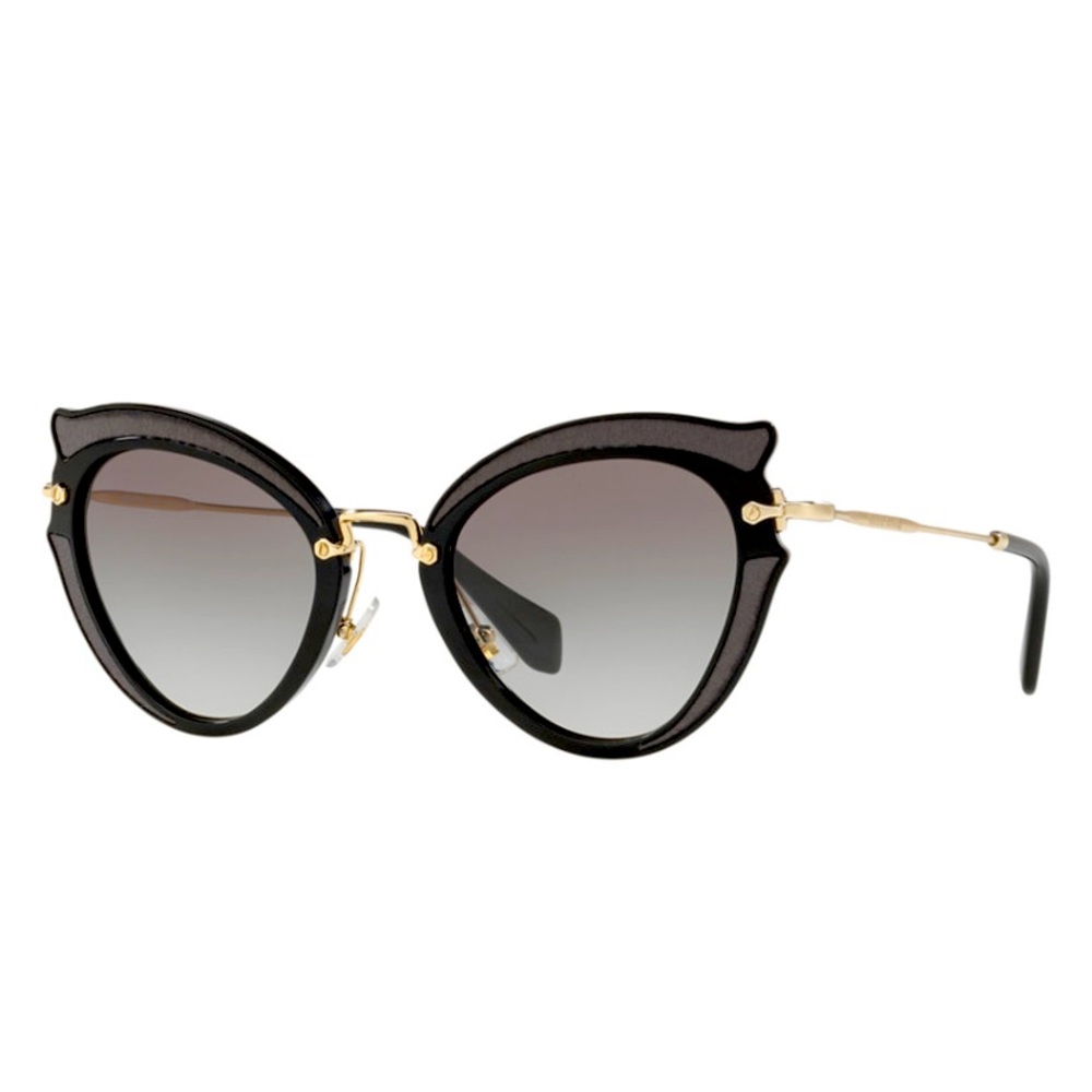 Miu Miu black sparkle lense women’s sunglasses